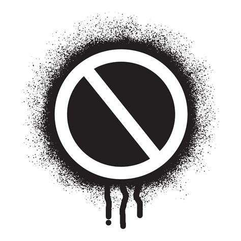 Stop sign stencil graffiti with black spray paint 26543879 Vector Art ...