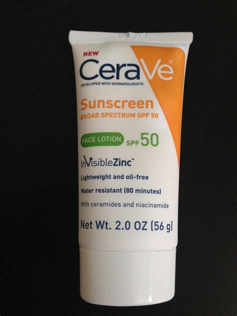 CeraVe Sunscreen Face Lotion SPF 50 reviews in Sun Protection - Body ...