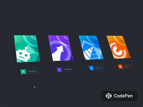 The Handbook Download Animation (CodePen) by Yancy Min for GeeTest on ...