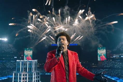 The Weeknd Lights Up the Stadium During Super Bowl 2021 Halftime Show