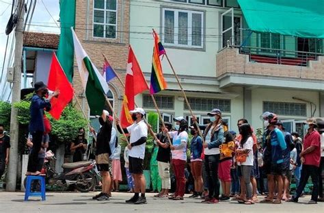 Myanmar Protesters March Three Months After Coup; U.N. Warns of ...