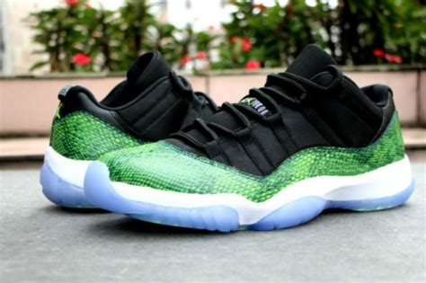 Sneaker Of The Day: Air Jordan 11 Low “Green Snake” - The Source