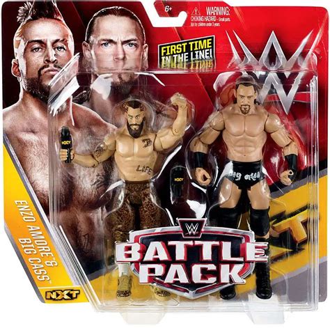 WWE Wrestling Battle Pack Series 40 Enzo Amore Big Cass 6 Action Figure ...