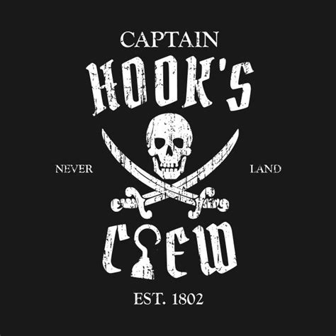 Check out this awesome 'Hook%27s+Crew' design on @TeePublic! | Captain ...