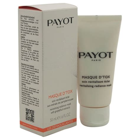 Payot - Payot Face Mask DTox Revitalising Radiance Face Mask - 1.6 oz ...