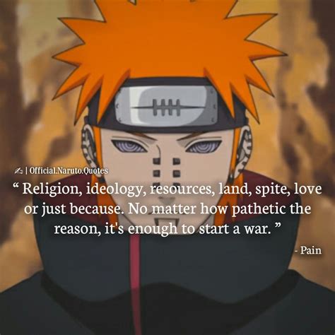 Pin by Alvin Yuri Romanse on philosophy | Naruto quotes, Pain naruto ...