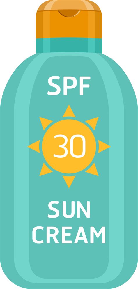 Sunscreen lotion flat icon 18923479 PNG