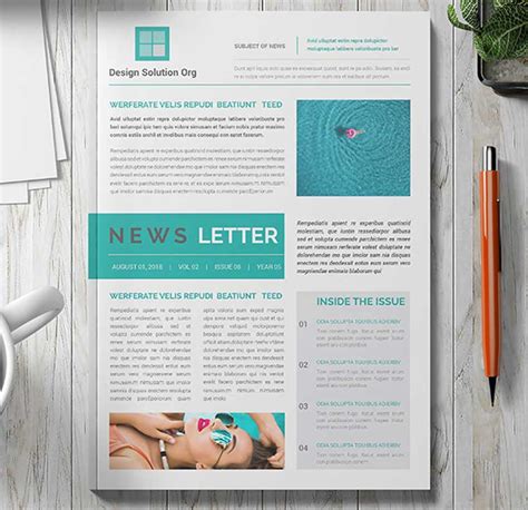 Indesign Templates Newsletter