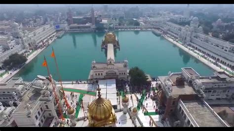 Video: Amazing Aerial View of Sri Harmandir Sahib (Golden Temple ...