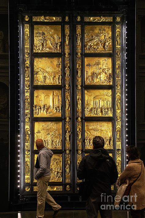 Baptistery Doors Florence Italy Photograph by Wayne Moran - Pixels