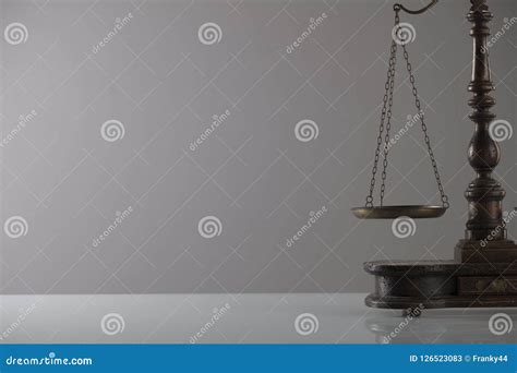 Justice Concept. Place for Typography or Text. Stock Image - Image of ...