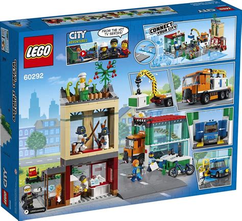 LEGO City Town Center 60292 Building Kit; Cool Building Toy for Kids ...