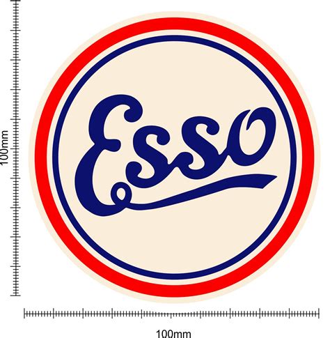 Classic Esso Decal | Piston Graphics vehicle decals and stickers