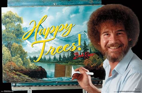 Bob Ross- Happy Trees - Athena Posters