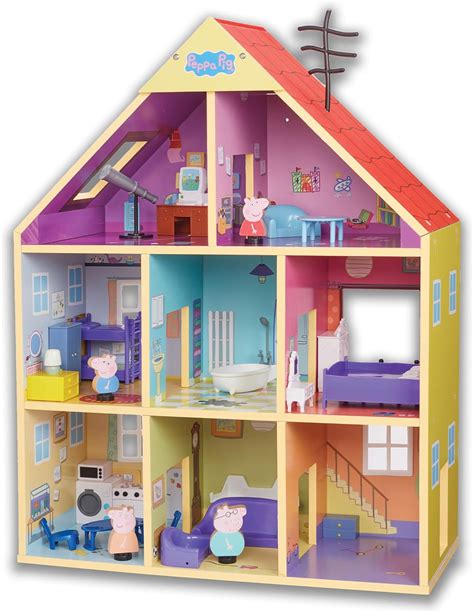 Peppa Pig Wooden House, Made from FSC Certified Wood, Lights and Sound ...