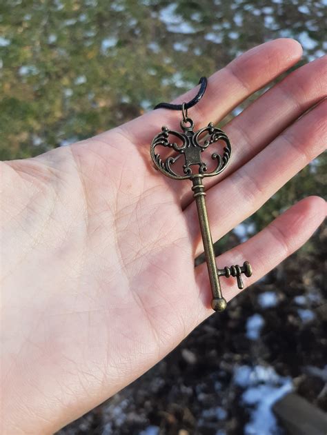 Vintage Key Necklace / Key Necklace / Ornate Key / Vintage | Etsy