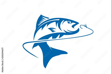 Fishing vector design logo template. - fish logo Vector - Vector Stock ...