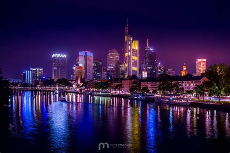 Skyline of Frankfurt am Main by night - Peter Mocanu