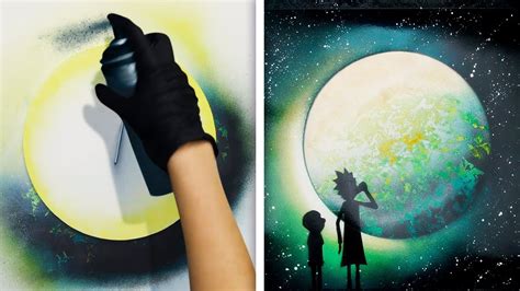 15 BRILLIANT ART IDEAS WITH SPRAY PAINT - YouTube