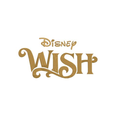 Disney's Newest Cruise Ship - WISH logo Machine Embroidery Design. 4 s ...