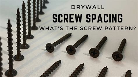 What is the Screw Pattern for Drywall? And Why It's Important