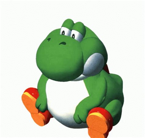 Yoshi Fat GIF - Yoshi Fat Bonk - Discover & Share GIFs