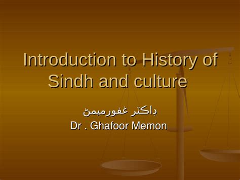 (PDF) History of Sindh