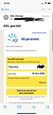 Solved: How do I pay my Gas bill via the AGL app? - Neighbourhood | AGL