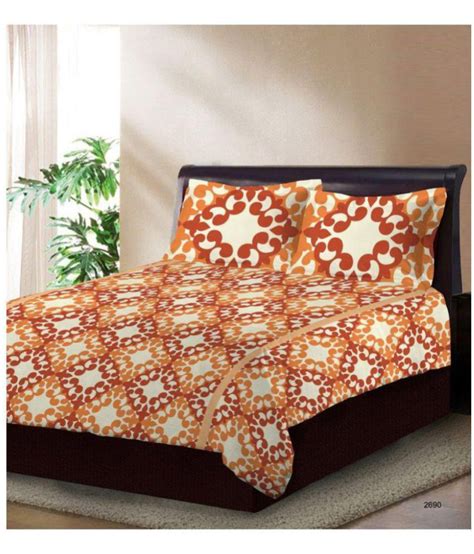 Bombay Dyeing Cotton Double Bedsheet with 2 Pillow Covers - Buy Bombay ...