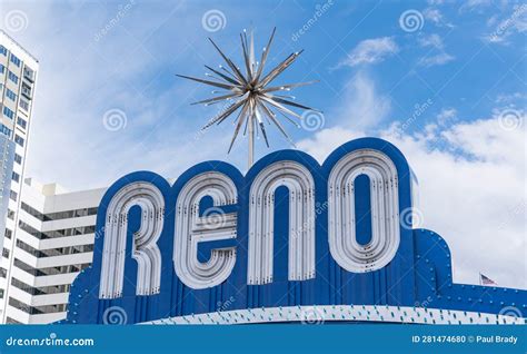 Welcome to Reno sign editorial image. Image of landmark - 281474680