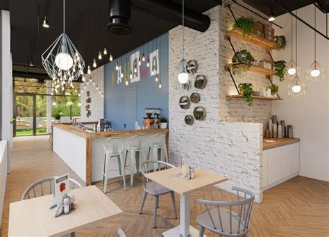 Before & After: Cozy Coffee Shop Interior Design - Decorilla