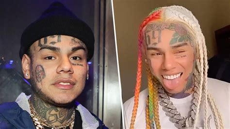 Tekashi 6ix9ine divides fans with new rainbow braided hairstyle ...