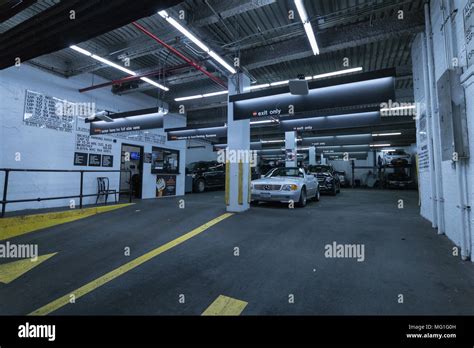 Manhattan NYC Parking Garage Stock Photo - Alamy