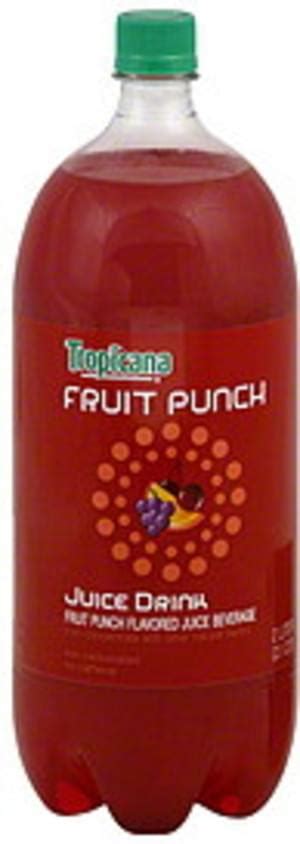 Tropicana Fruit Punch Juice Drink - 2.1 QT, Nutrition Information | Innit