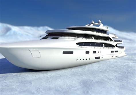 Futuristic Yacht | CGTrader