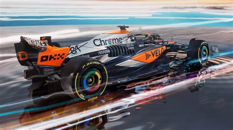 McLaren running Chrome livery at 2023 British GP