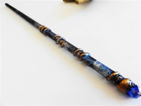 Magic Wand Blue and Gold Cosplay Magic Wand Witches Wand Party - Etsy