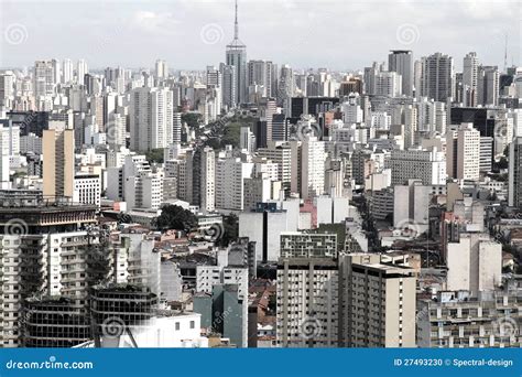 Skyline of Sao Paulo stock photo. Image of brazil, america - 27493230