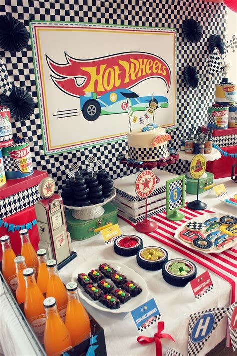 Kids' Party Themes | Kids' Party Ideas | Hotwheels birthday party, Hot ...