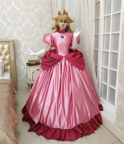 Princess Peach Mario games inspired cosplay costume made to order item ...