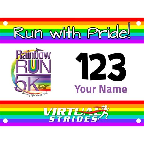 Rainbow Run 5K – Virtual Strides