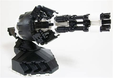 Futuristic Minigun Turret | Legos, Lego mechs, Lego