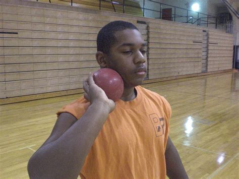 How to Do the Shot Put Glide Technique