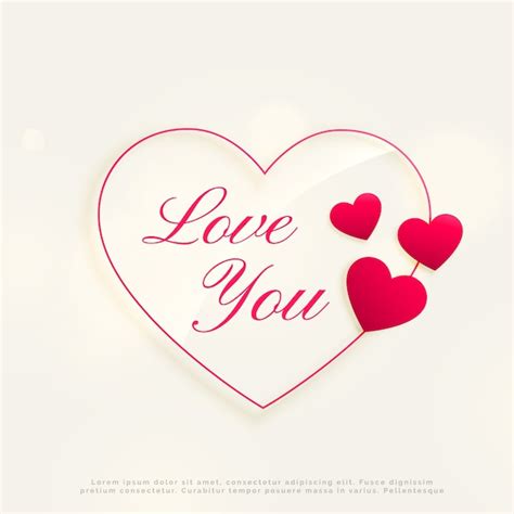 Free Vector | Love you design background with heart shapes