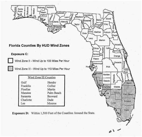 Wind Zone Map Florida