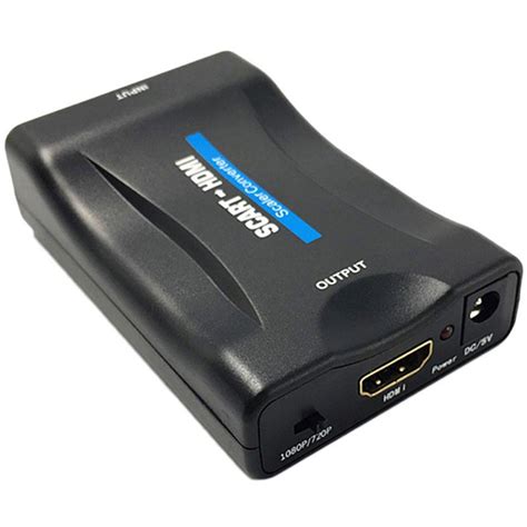 Scart / HDMI 1080p AV Adapter with USB Cable