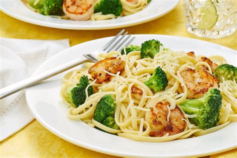 Linguini Shrimp & Broccoli - Big Mama's Kitchen