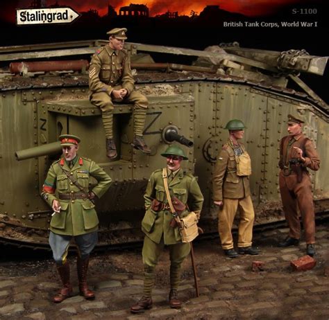 Full WWI British Tank Crew in 1/35 scale from Stalingrad. Click on the ...