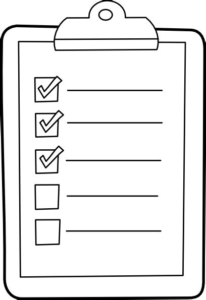 To Do List Clip Art - ClipArt Best