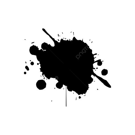 Black Watercolor Splash, Black Splash, Watercolor Brush, Splash PNG and ...